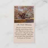 Ierse Zegen Memorial Sympathie Card Visitekaartje (Voorkant)