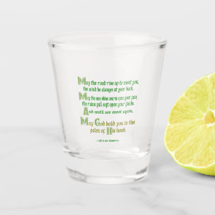 Ierse Zegen Moge de Weg voor Je Openliggen Shot Glas