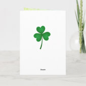 Ierse Zegen, Moge de Weg voor Je Oprijzen Kaart (Achterkant)