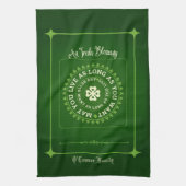 Ierse zegen | Moge je zo lang leven als je wilt Theedoek (Verticaal)