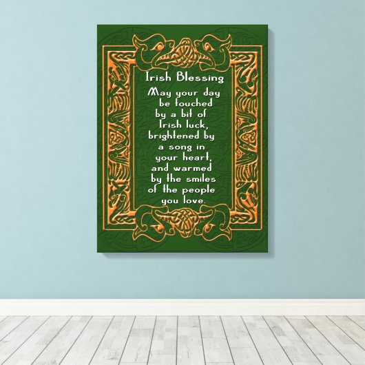 IERSE ZEGEN op Canvas Print (Insitu (Houten vloer))