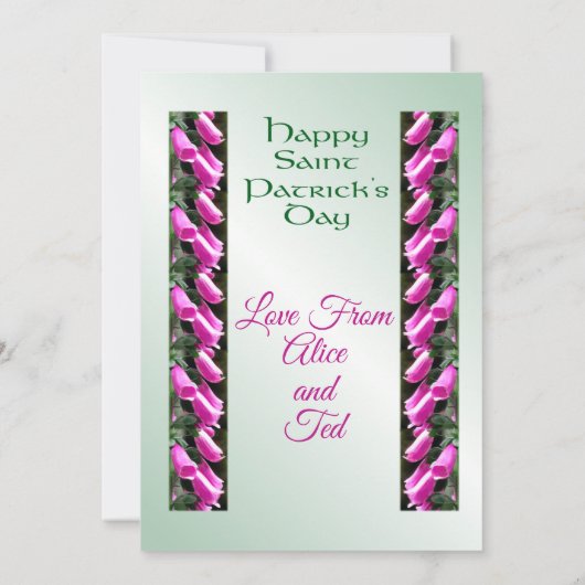 Ierse zegen op St. Patrick's Day voor schoondochte Feestdagenkaart (Achterkant)