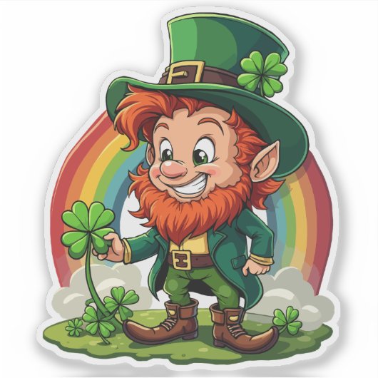 Ierse zegen - St. Patrick's Day Sticker (Voorkant)