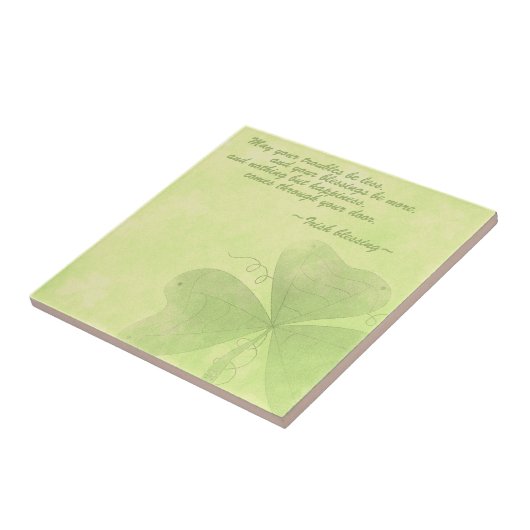 Ierse zegen tegel tegeltje (Zijkant)