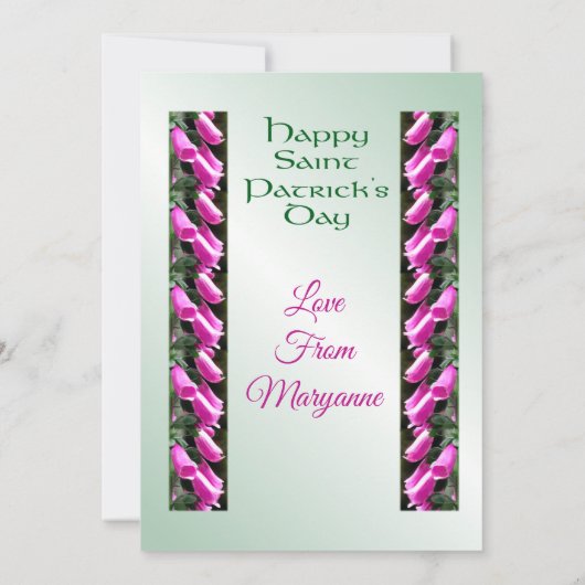 Ierse zegen van St. Patrick voor echtgenoot Hol Feestdagenkaart (Achterkant)