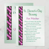 Ierse zegen van St. Patrick's Day voor moeder Holi Feestdagenkaart (Voorkant / Achterkant)