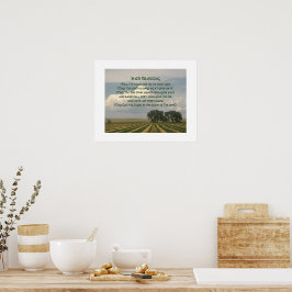 Ierse Zegen Verre Landschap Poster