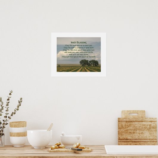 Ierse Zegen Verre Landschap Poster (Keuken)