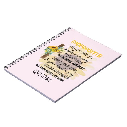 Ierse Zegen Voor GODDOCHTER - Gepersonaliseerd Cad Notitieboek (Linkerzijde)
