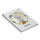 Ierse zegen voor GODSON jungle safari dieren Notitieboek (Rechterzijde)