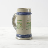 Ierse Zegen voor Lang Leven Bierpul (Voorkant links)