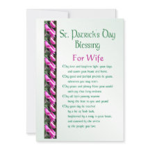 Ierse zegen voor vrouw met St. Patrick's Day