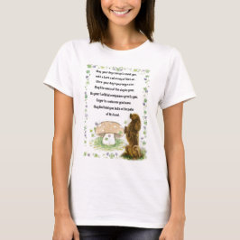 Ierse zegening van honden t-shirt