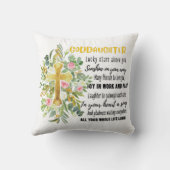 Ierse zegening voor GODDAUGHTER - persoonlijke cad Kussen (Achterkant)