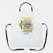 Ierse zegening voor GODDAUGHTER - persoonlijke cad Schort (Voorkant)