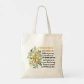 Ierse zegening voor GODDAUGHTER - persoonlijke cad Tote Bag (Achterkant)