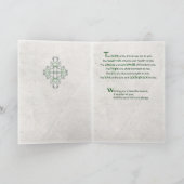 Ierse zegeningen met kerstmis feestdagen kaart (Binnen)