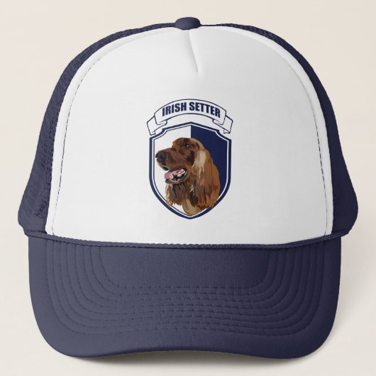 Ierse zetter trucker pet (Voorkant)
