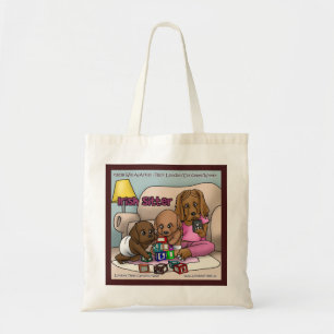 Ierse Zitter - Grappige Ierse Setter Budget Boodsc Tote Bag