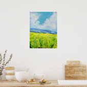 Ierse zomerlandschapsschildering poster (Keuken)