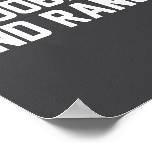 Ies And Ranch Funny Quote Poster (Hoek)