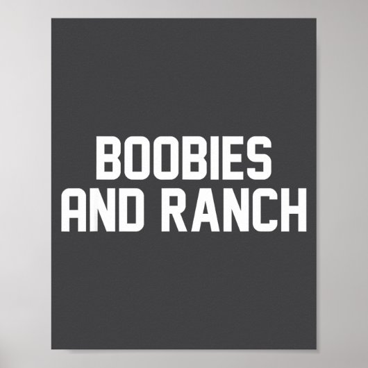 Ies And Ranch Funny Quote  Poster (Voorkant)