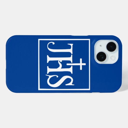 Iesus Hominum Salvator Case-Mate iPhone Case (Achterkant (horizontaal))