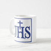 Iesus Hominum Salvator Koffiemok (Voorkant links)