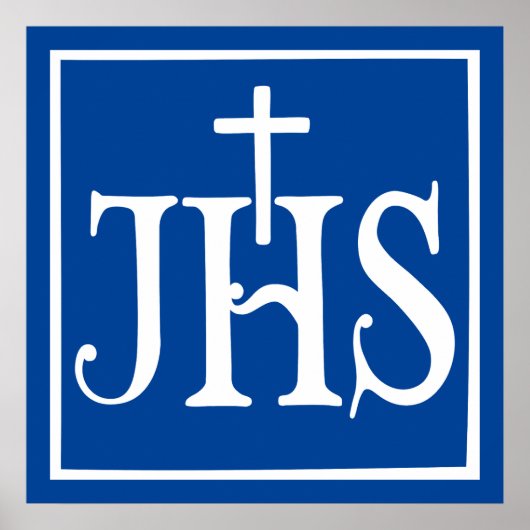 Iesus Hominum Salvator Poster (Voorkant)