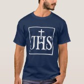 Iesus Hominum Salvator T-shirt (Voorkant)