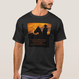 Iets aan de buitenkant van een paard t-shirt