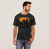 Iets aan de buitenkant van een paard t-shirt (Voorkant volledig)
