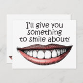 iets-aan-glimlach-over briefkaart (Voorkant / Achterkant)