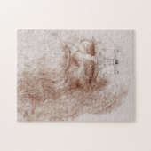 Iets aan mijn hoofd, Leonardo da Vinci's portret Legpuzzel (Horizontaal)