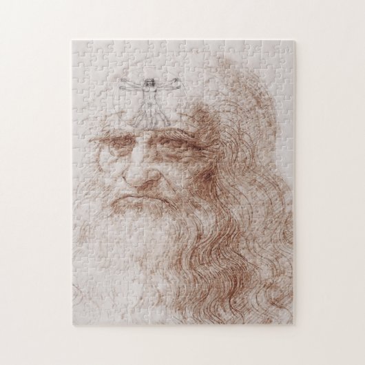 Iets aan mijn hoofd, Leonardo da Vinci's portret Legpuzzel (Verticaal)