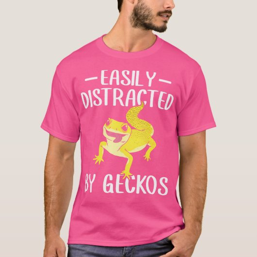 Iets afgeleid door gekko's herpetoloog Creste T-shirt (Voorkant)