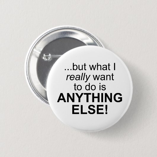 Iets anders! ronde button 5,7 cm (Voorkant /achterkant)