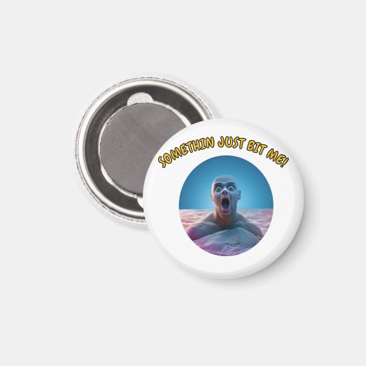 Iets beet me gewoon! magneet (Voorkant / Achterkant)