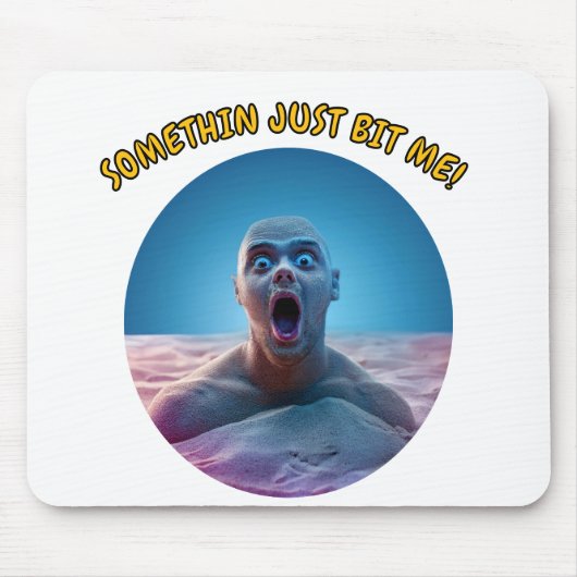 Iets beet me gewoon! muismat (Voorkant)