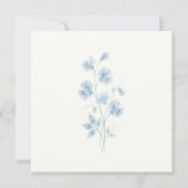 Iets Blau Aquarel Trouw Save the Date (Achterkant)
