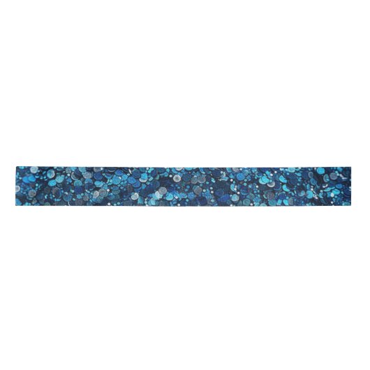 Iets Blau Lovertjes Look Satijnen Lint (Voorkant)