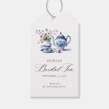 Iets Blau Toile Lijst Flora Bruiloft Theesalon