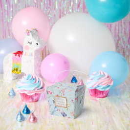Iets blauw Baby shower Bedankdoosjes