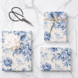 Iets blauw Bloemen Frans Toile Chinoiserie Inpakpapier Vel<br><div class="desc">Voeg een elegante touch toe aan uw feest met deze blauwe Franse Toile geïnspireerde stijlvolle wikkelvellen. Dit Something Blue French Toile blauwe inpakpapier is verkrijgbaar in meerdere maten.</div>