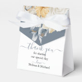 IETS BLAUW - BLOEMENBRUILOFT BEDANKDOOSJES (Voorkant Zijde)