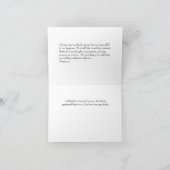 IETS BLAUW - BLOEMENBRUILOFT Script Dank u Bedankkaart (Binnen)