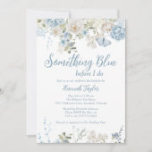 Iets blauw bloemig voordat ik Vrijgezellenfeest do Kaart (Voorkant)