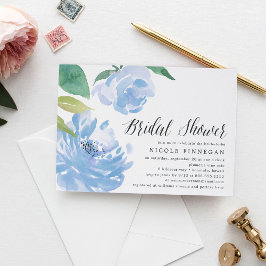 Iets blauw | Bridal Shower-uitnodiging Kaart