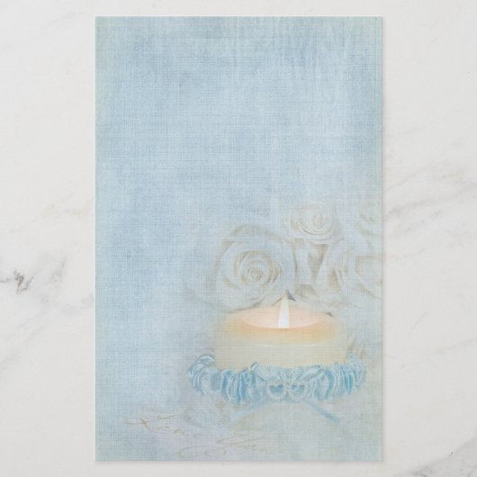 Iets blauw briefpapier (Voorkant)