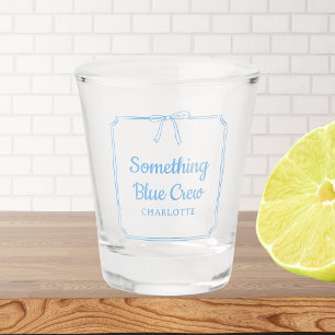 Iets Blauw Crew Chique Esthetische Boog Aangepaste Shot Glas